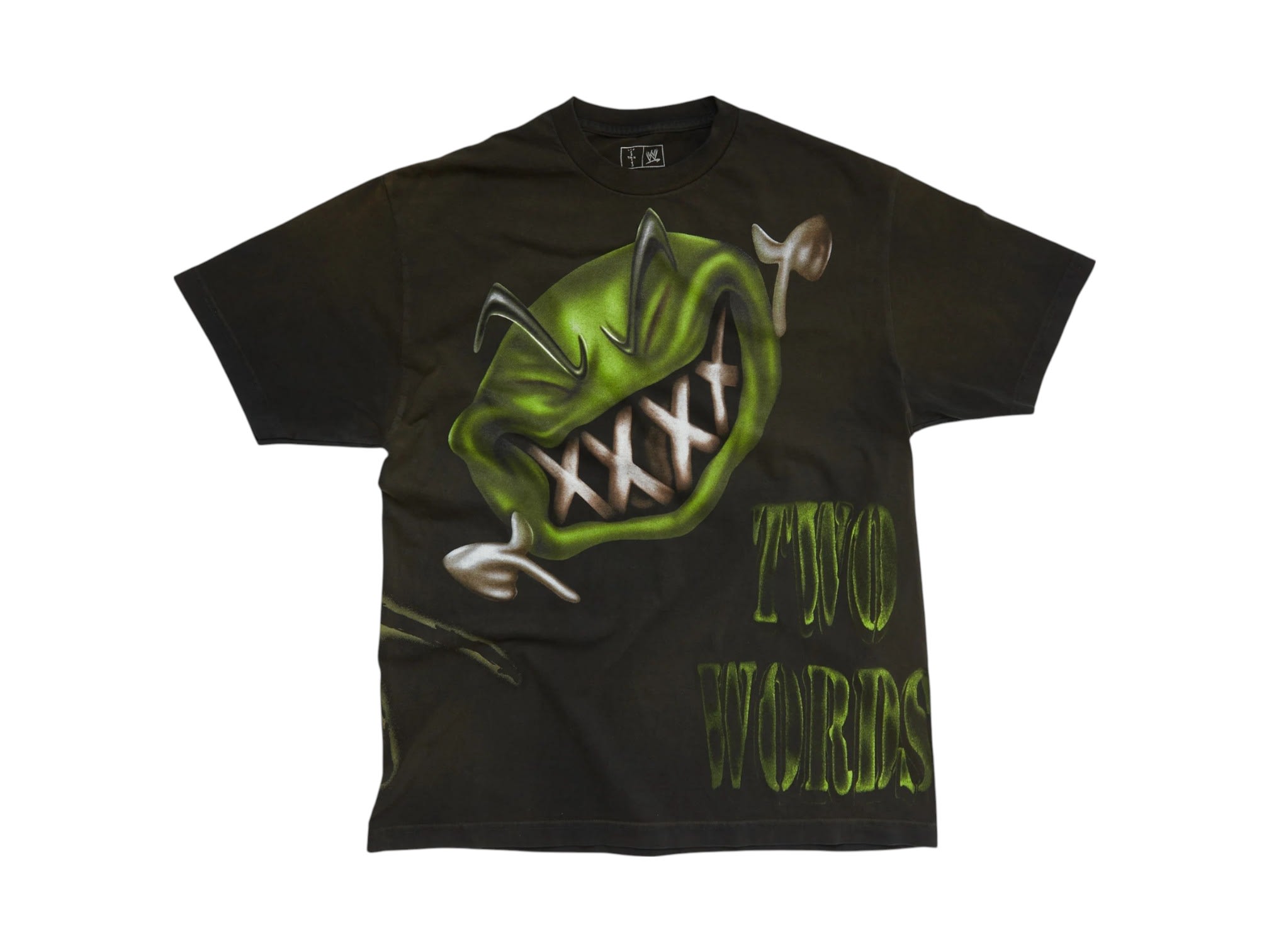 Cactus Jack x WWE Two Words DX T-Shirt Black