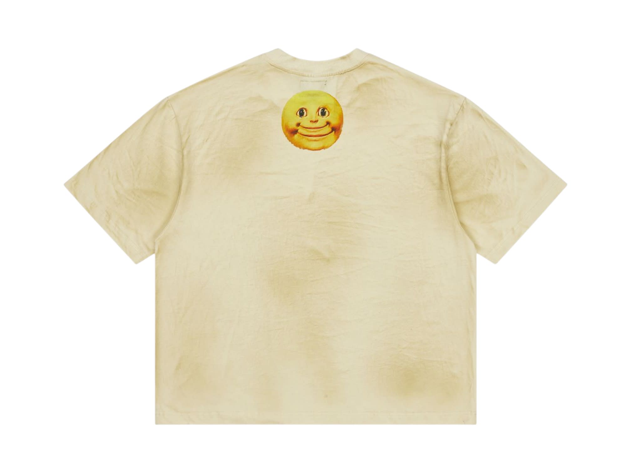 All Human Camp Crystal T-Shirt Dirt Wash Cream