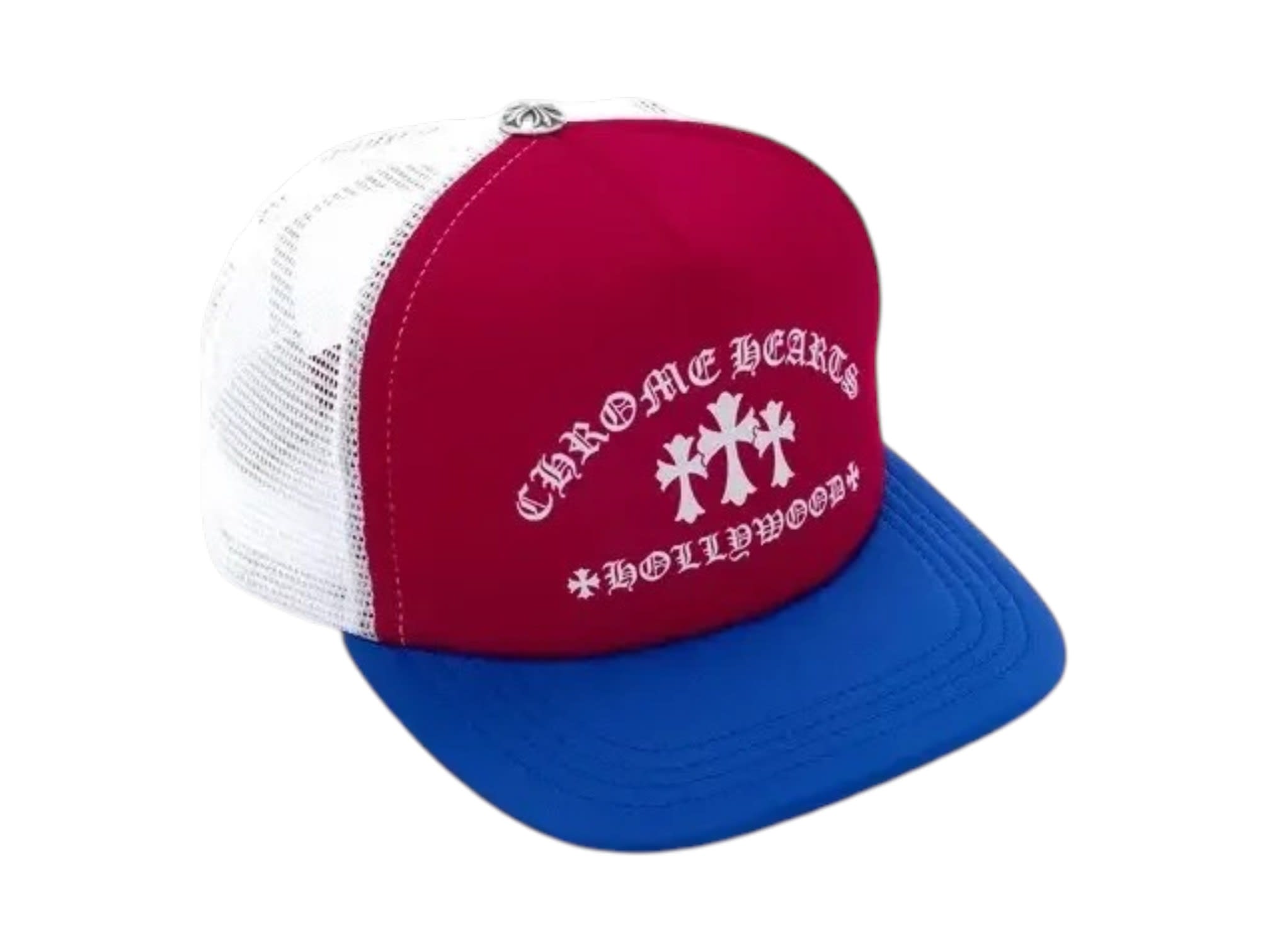 https://res.cloudinary.com/dlqdbsx2k/image/upload/v1782956187/Chrome_Hearts_Hollywood_Trucker_Hat_Red_Blue_White_j3mare.jpg