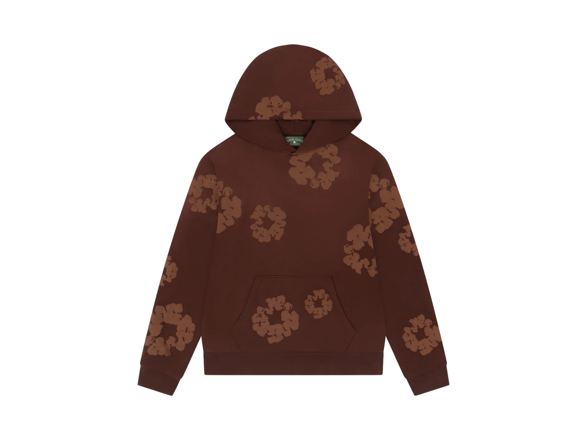 Denim Tears Mono Cotton Wreath Hoodie Brown