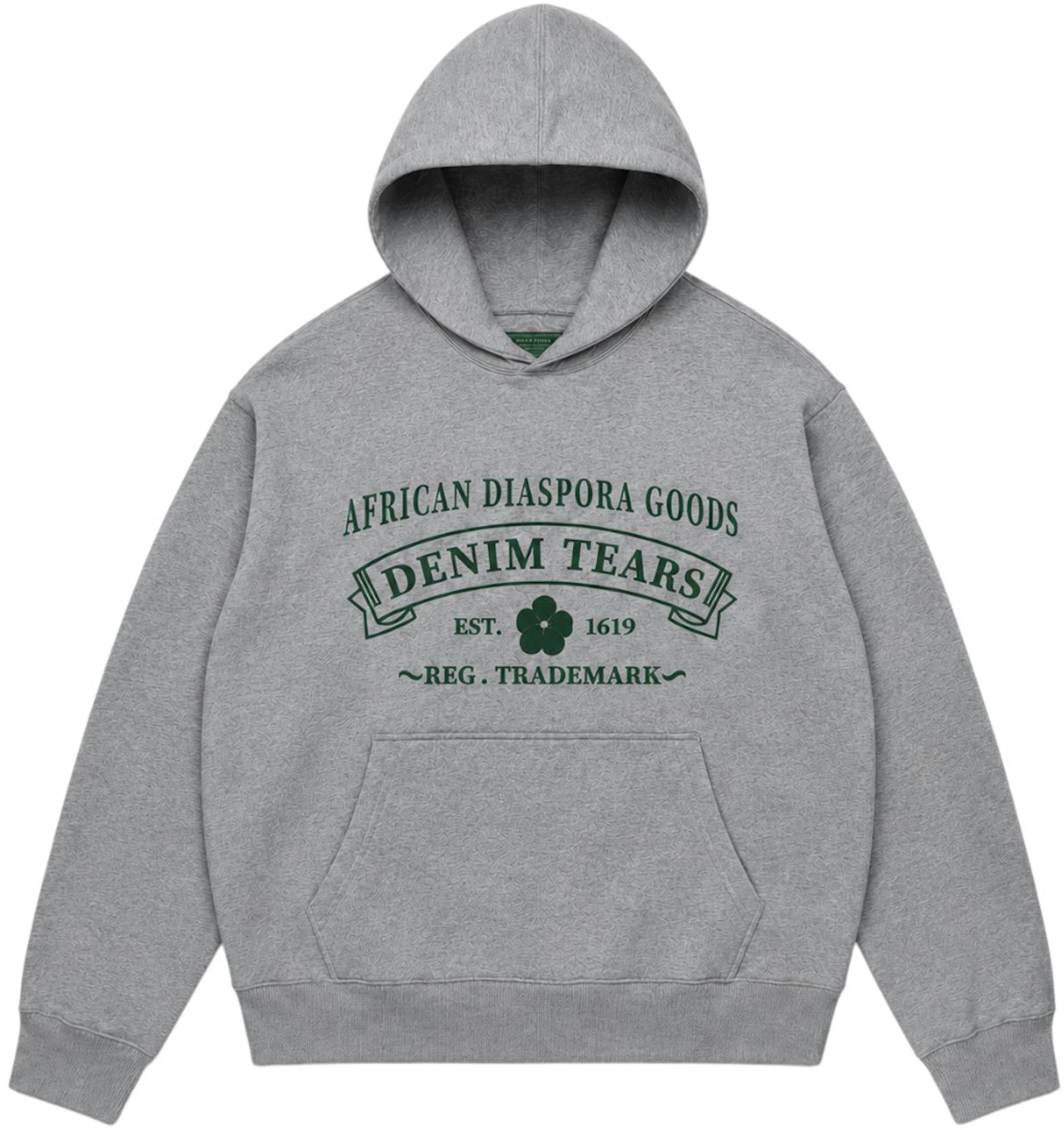 Denim Tears ADG Hoodie Grey Green