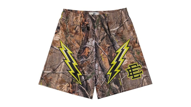 Eric Emanuel EE Basic Short Tree Camo/Black/Lime Bolt