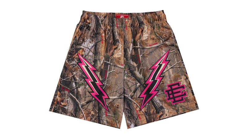 Eric Emanuel EE Basic Short Tree Camo/Black/Pink Bolt