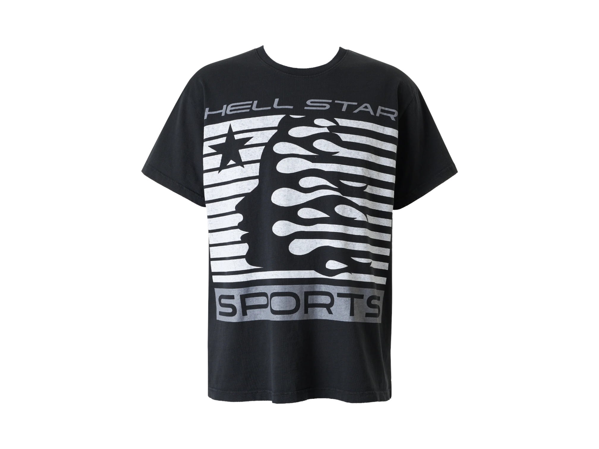 Hellstar Flame Tribal Motion T-Shirt (SS26) Black
