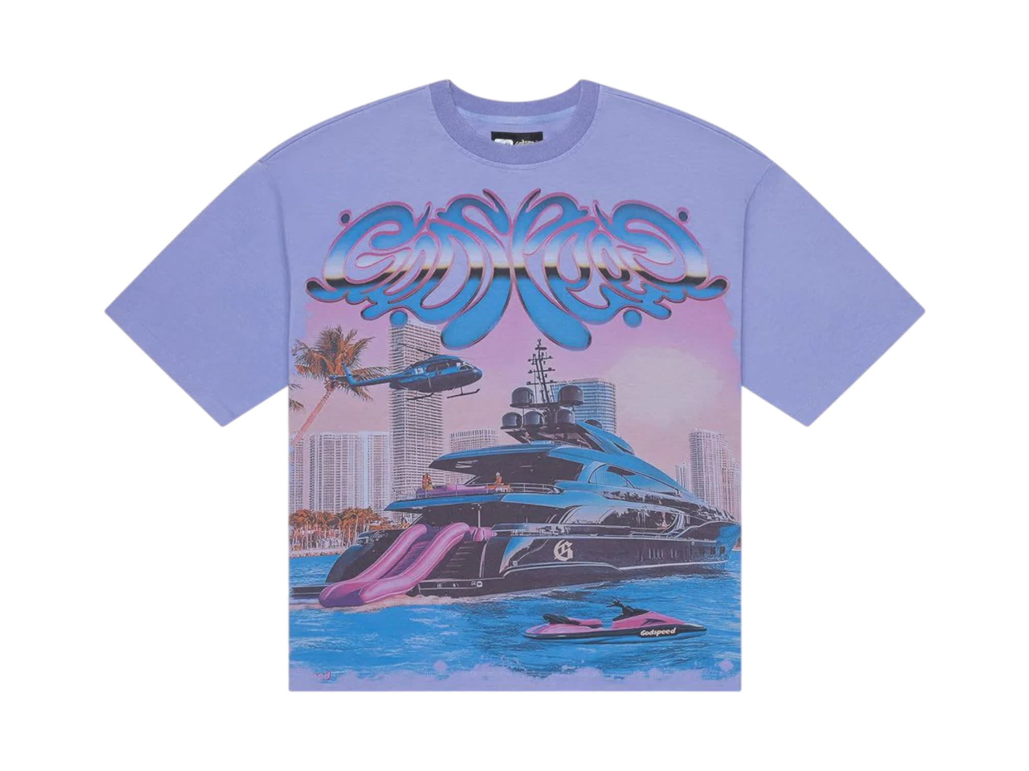 Godspeed Memento Vivere T-Shirt Light Purple