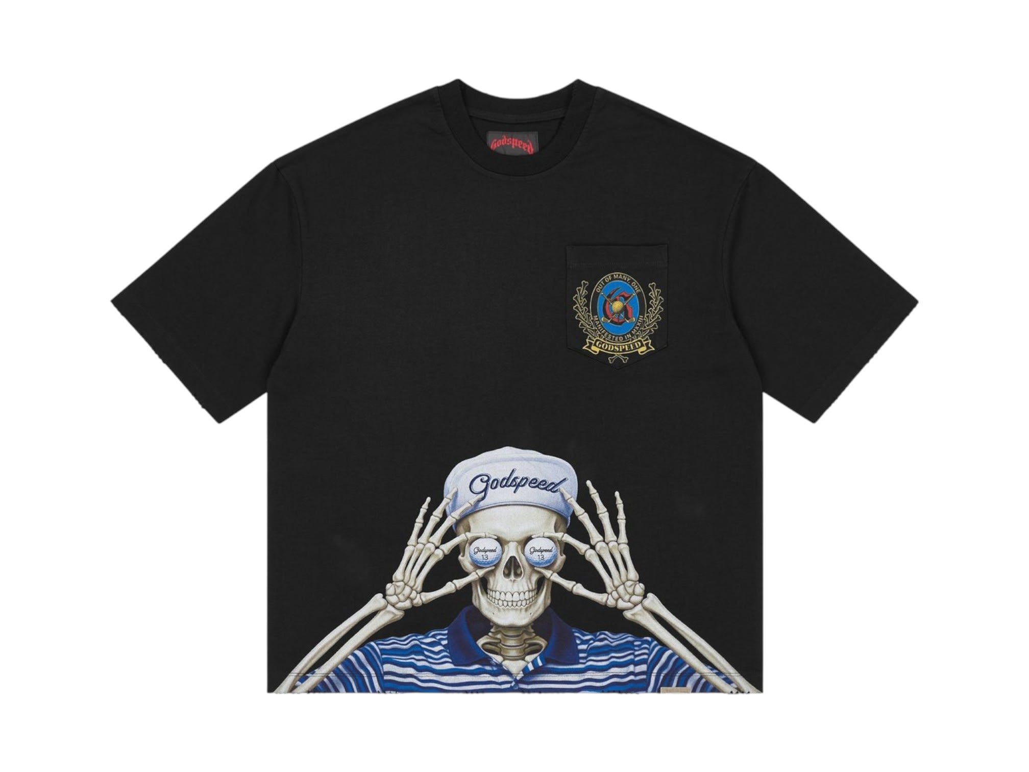 Godspeed Golf Days Pocket T-Shirt Black