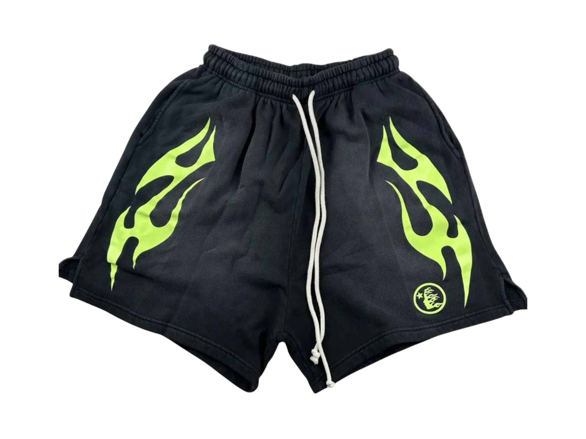 https://res.cloudinary.com/dlqdbsx2k/image/upload/v1789876219/Hellstar_Flame_Shorts_Black_Green_g27ilw.jpg