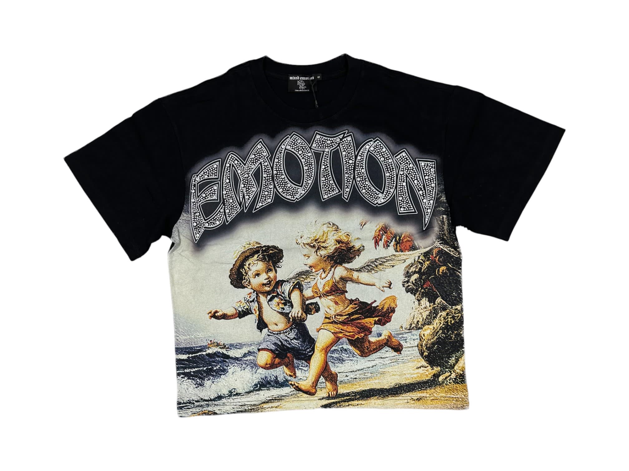 Mixed Emotion Seaside T-Shirt Black