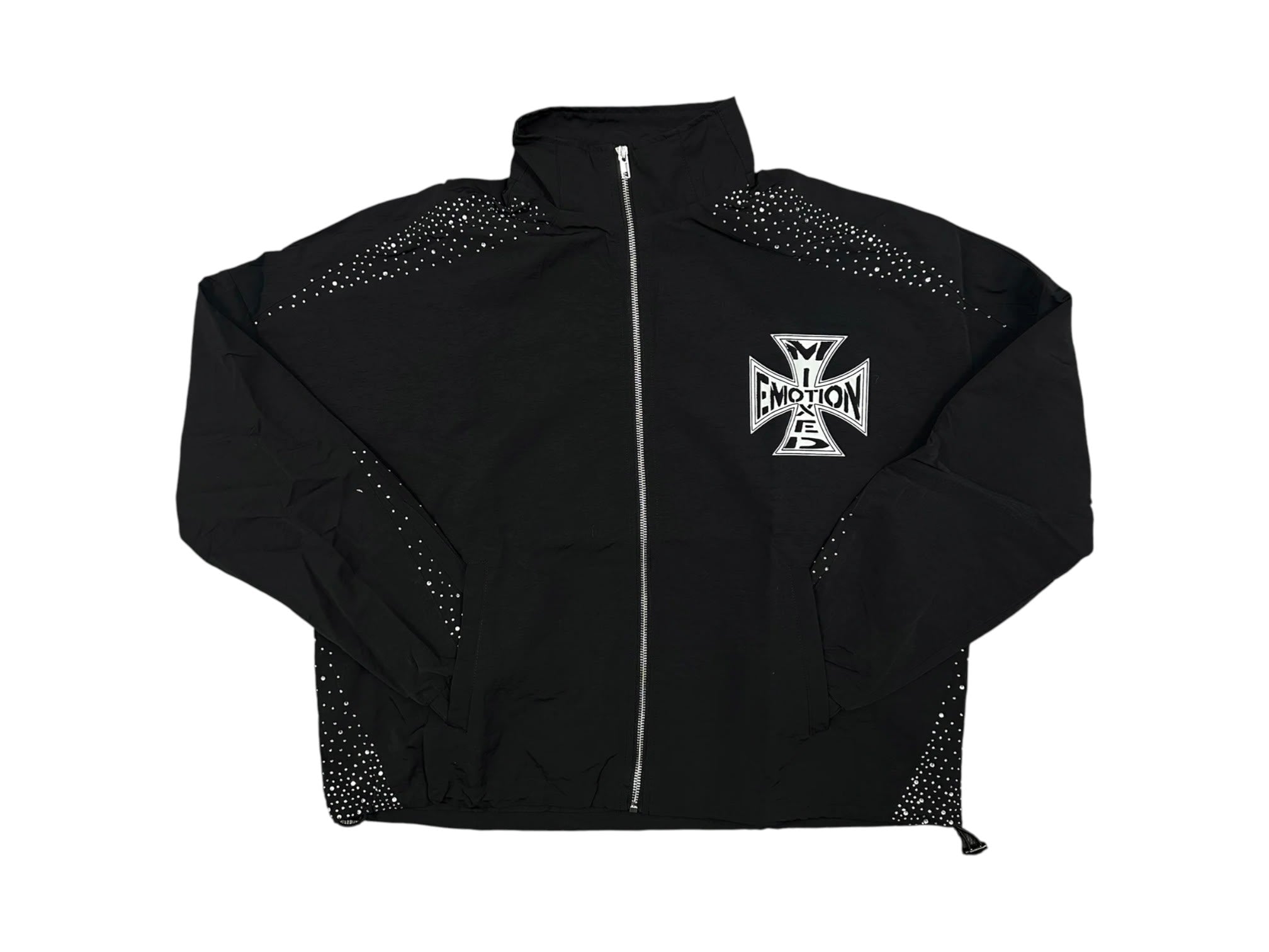 Mixed Emotion Classic Nylon Jacket Black