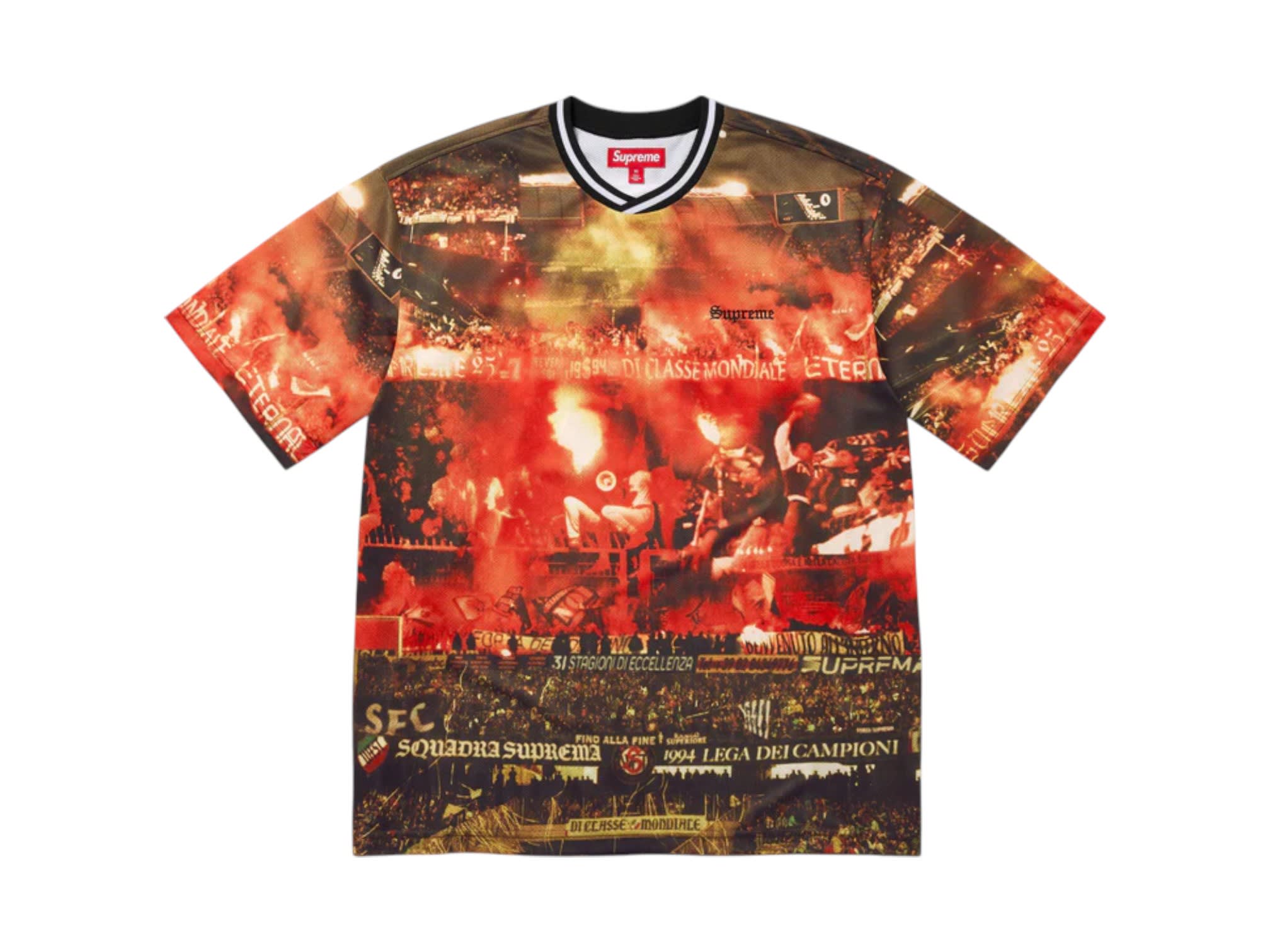 Supreme Vinci Per Noi Soccer Jersey Orange