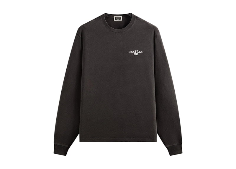 Kith x The Matrix Red Pill Blue Pill Long Sleeve Tee Black
