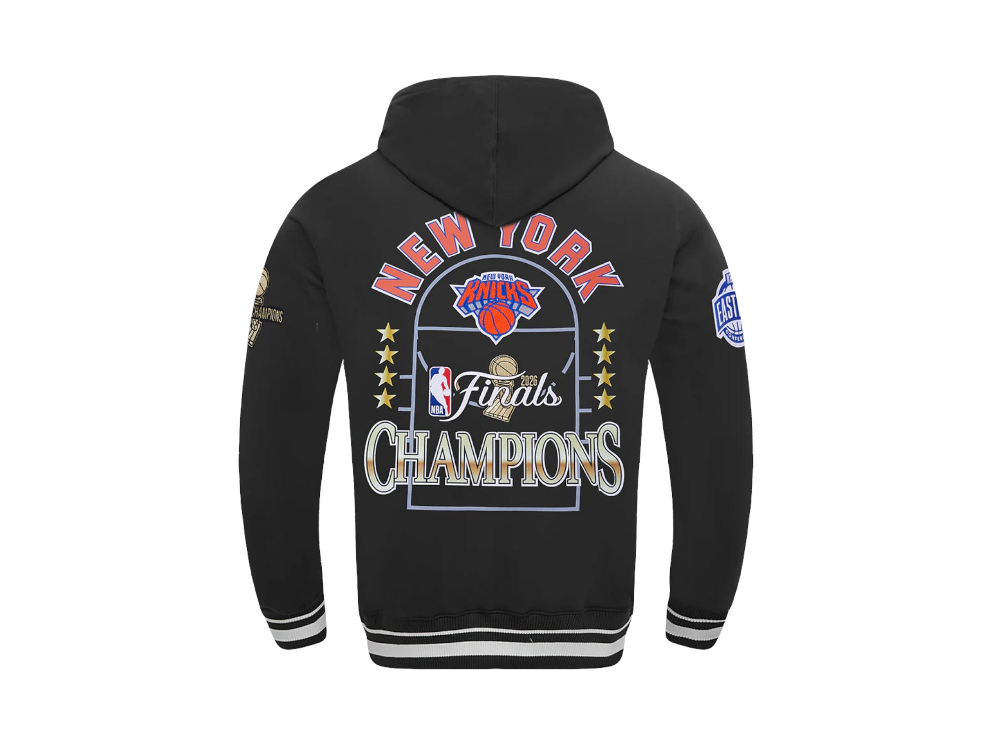Pro Standard New York Knicks 2026 NBA Finals Championship Hoodie Black