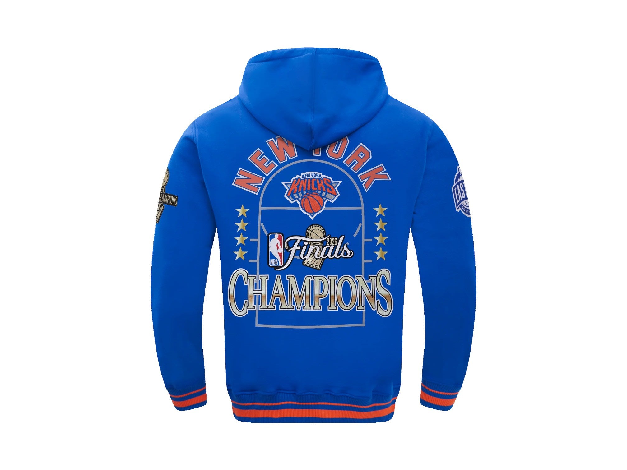 Pro Standard New York Knicks 2026 NBA Finals Championship Hoodie Royal Blue