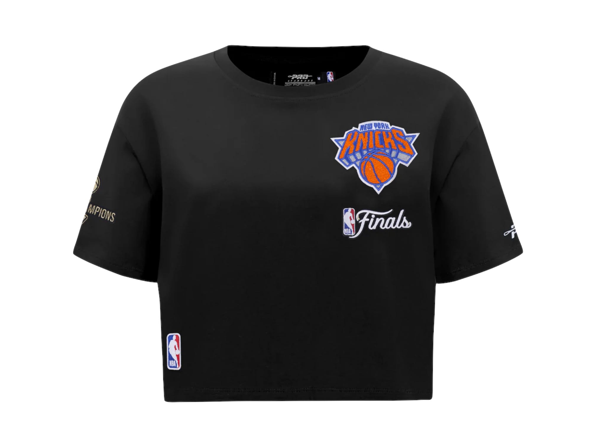Pro Standard New York Knicks 2026 NBA Finals Championship T-Shirt Black (Womens)
