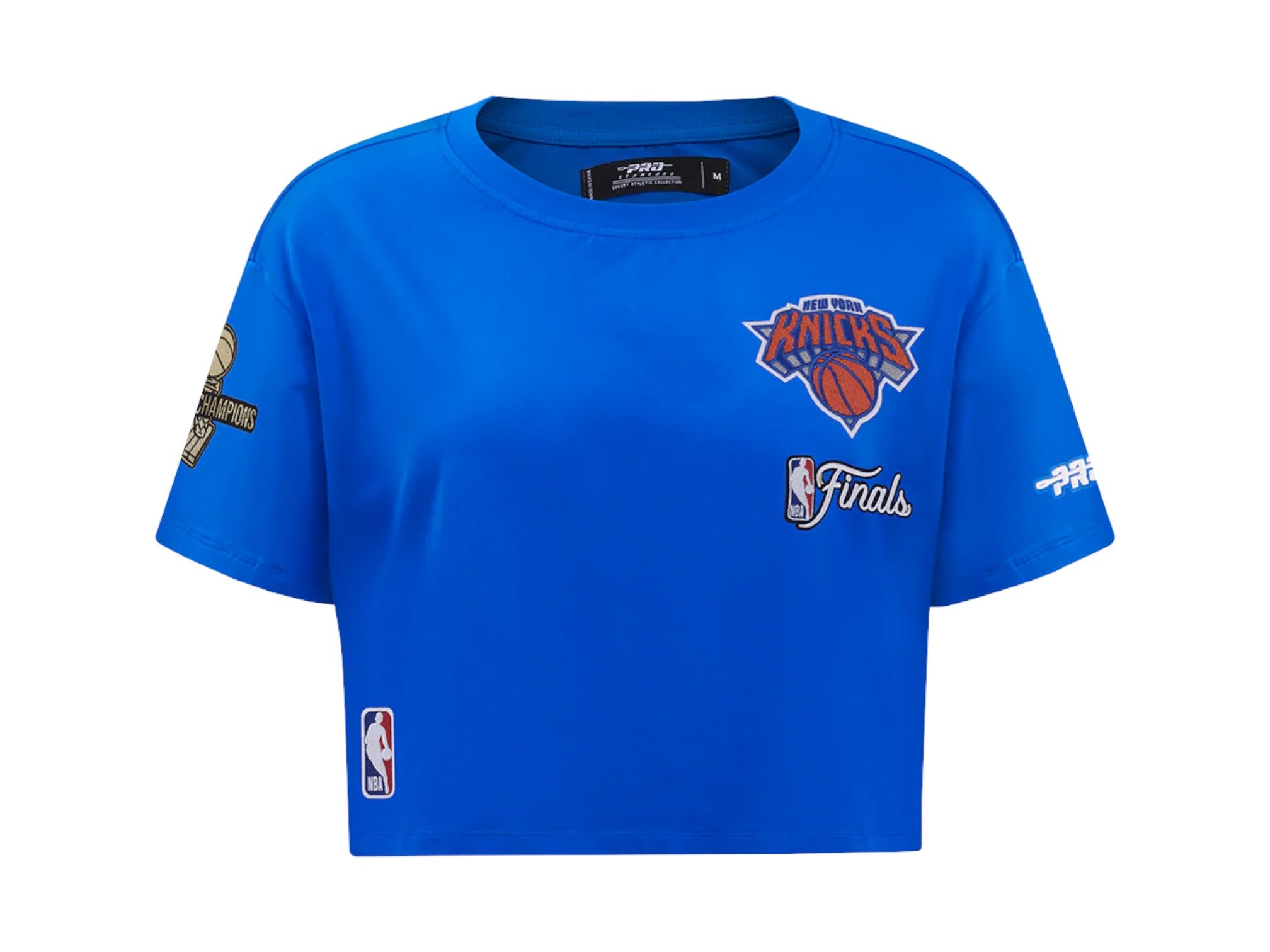 Pro Standard New York Knicks 2026 NBA Finals Championship T-Shirt Royal Blue (Womens)