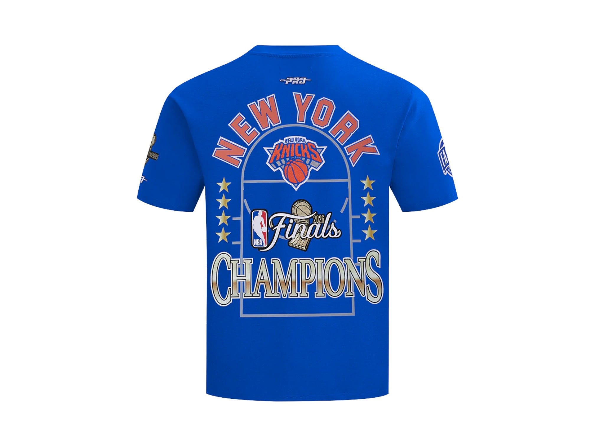 Pro Standard New York Knicks 2026 NBA Finals Championship T-Shirt Blue