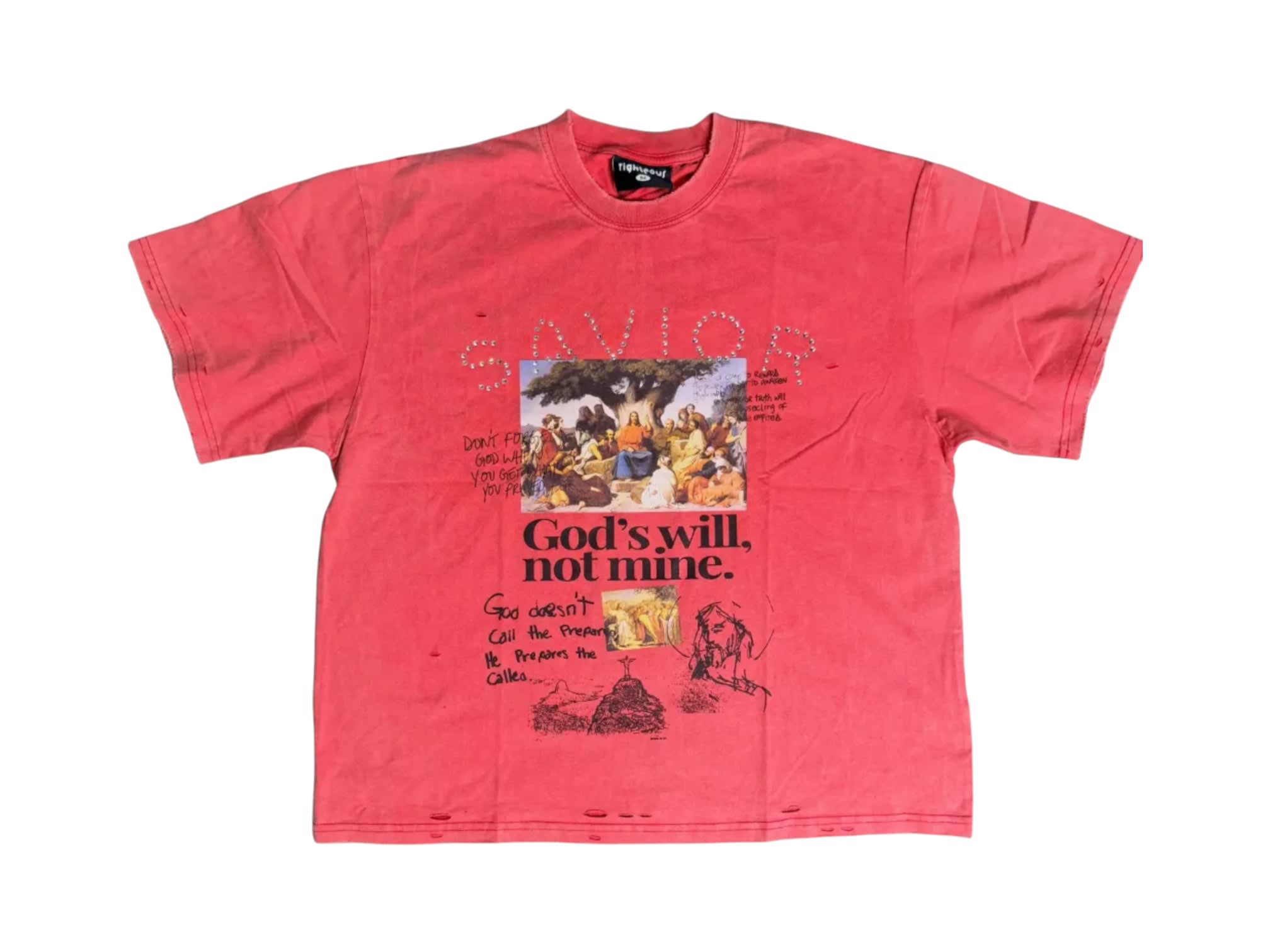 Righteous Savior T-Shirt Red