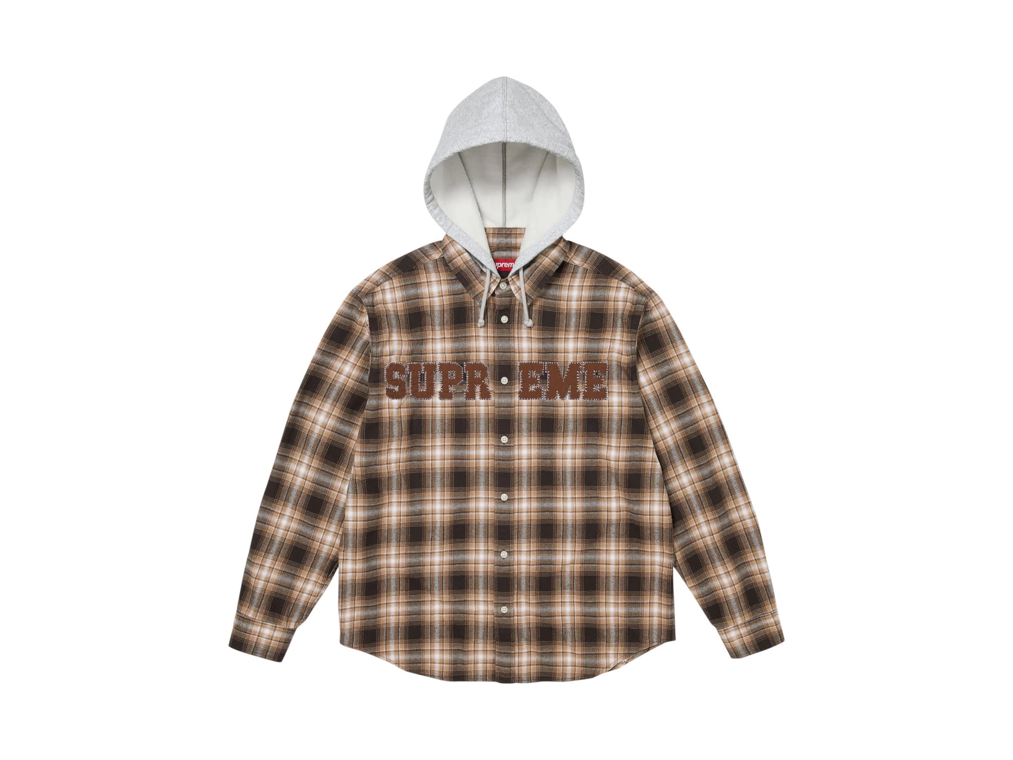 https://res.cloudinary.com/dlqdbsx2k/image/upload/v1788898182/S13_FW26_StitchAppliqueHoodedShirt_BrownPlaid01_kk8jbd.jpg