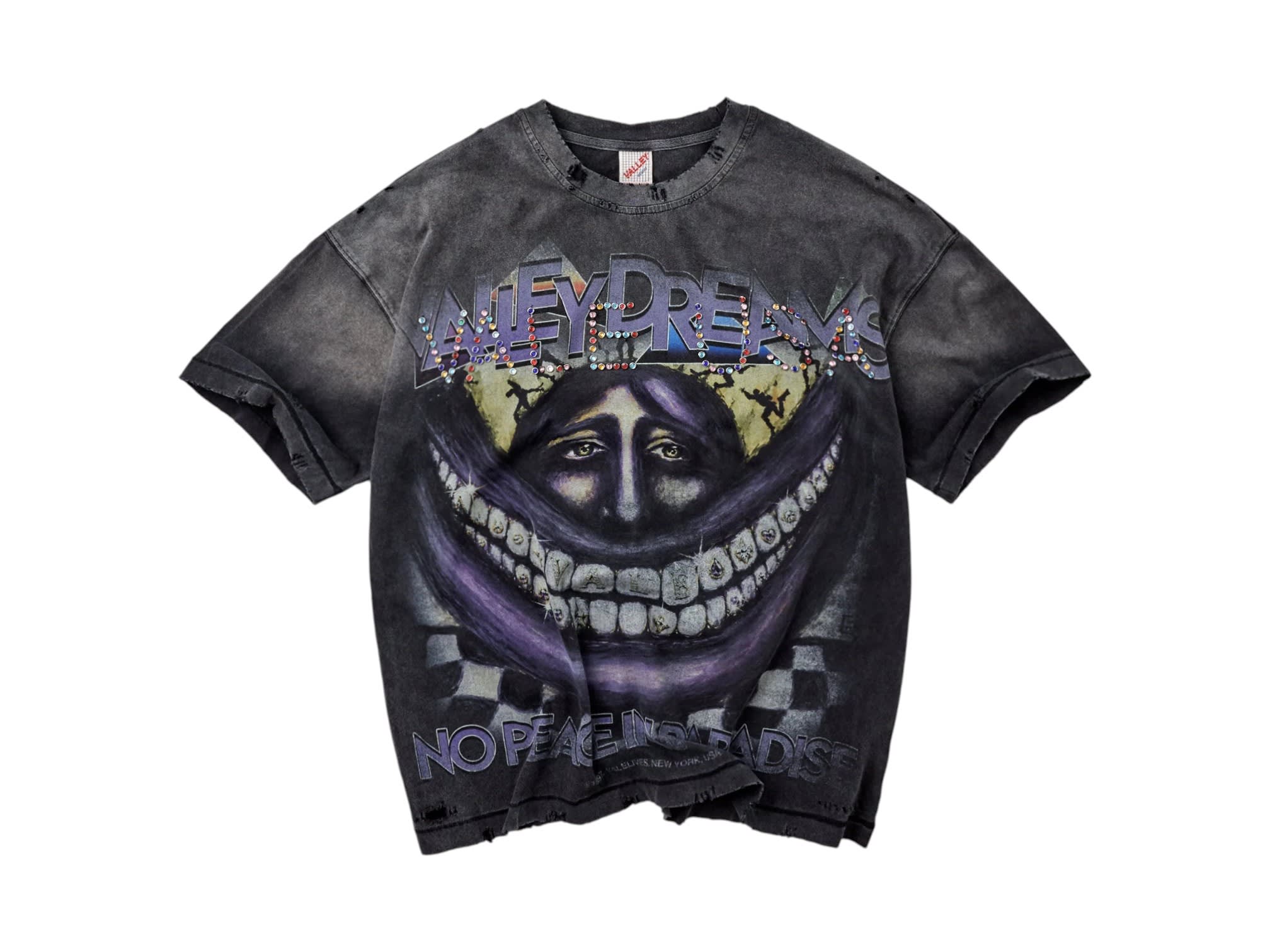 Vale Forever Smiley Face T-Shirt Black