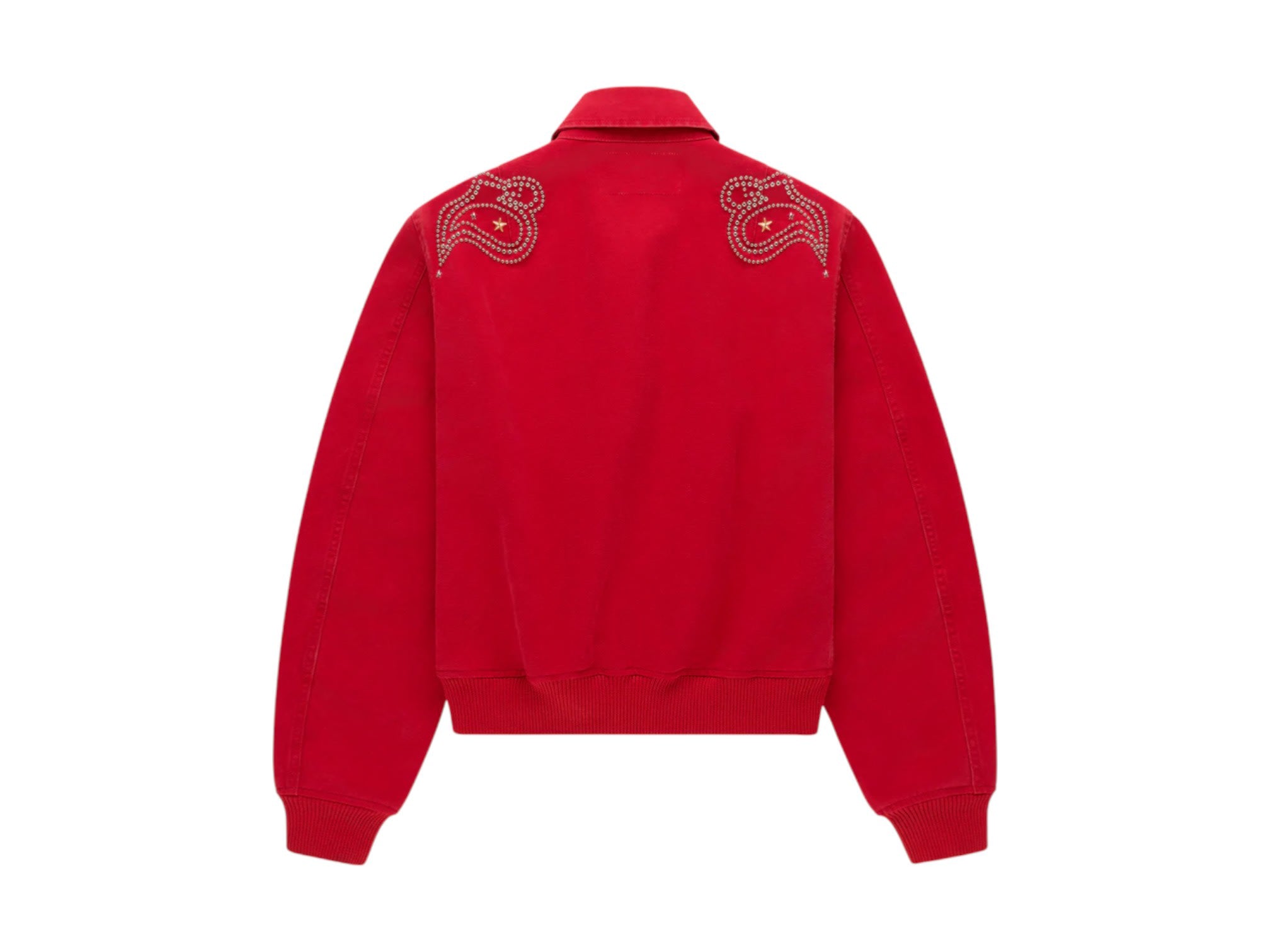 Sp5der R-05 Script Bomber Jacket Red