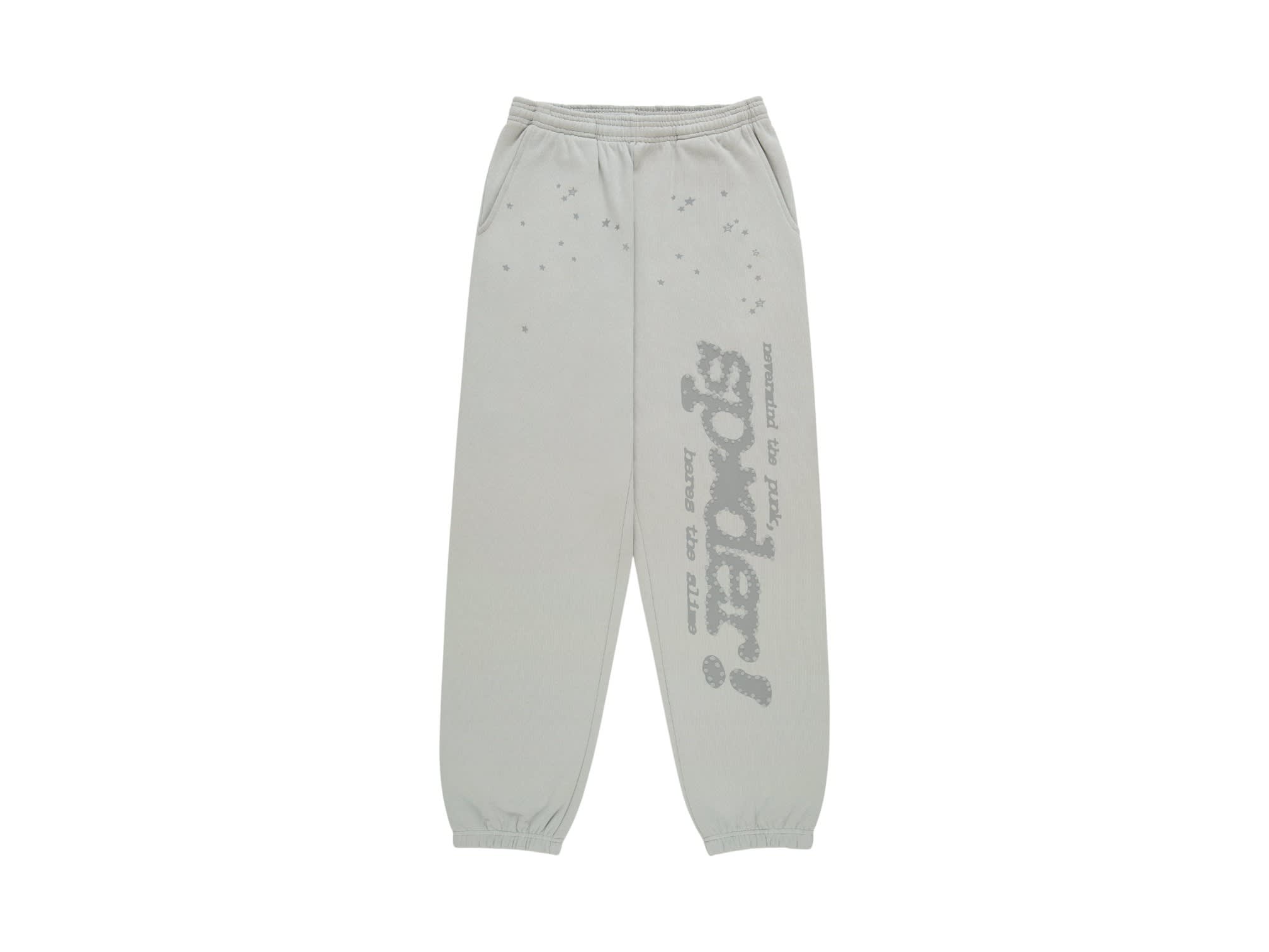 Sp5der Tonal Punk V2 Sweatpants Sport Grey