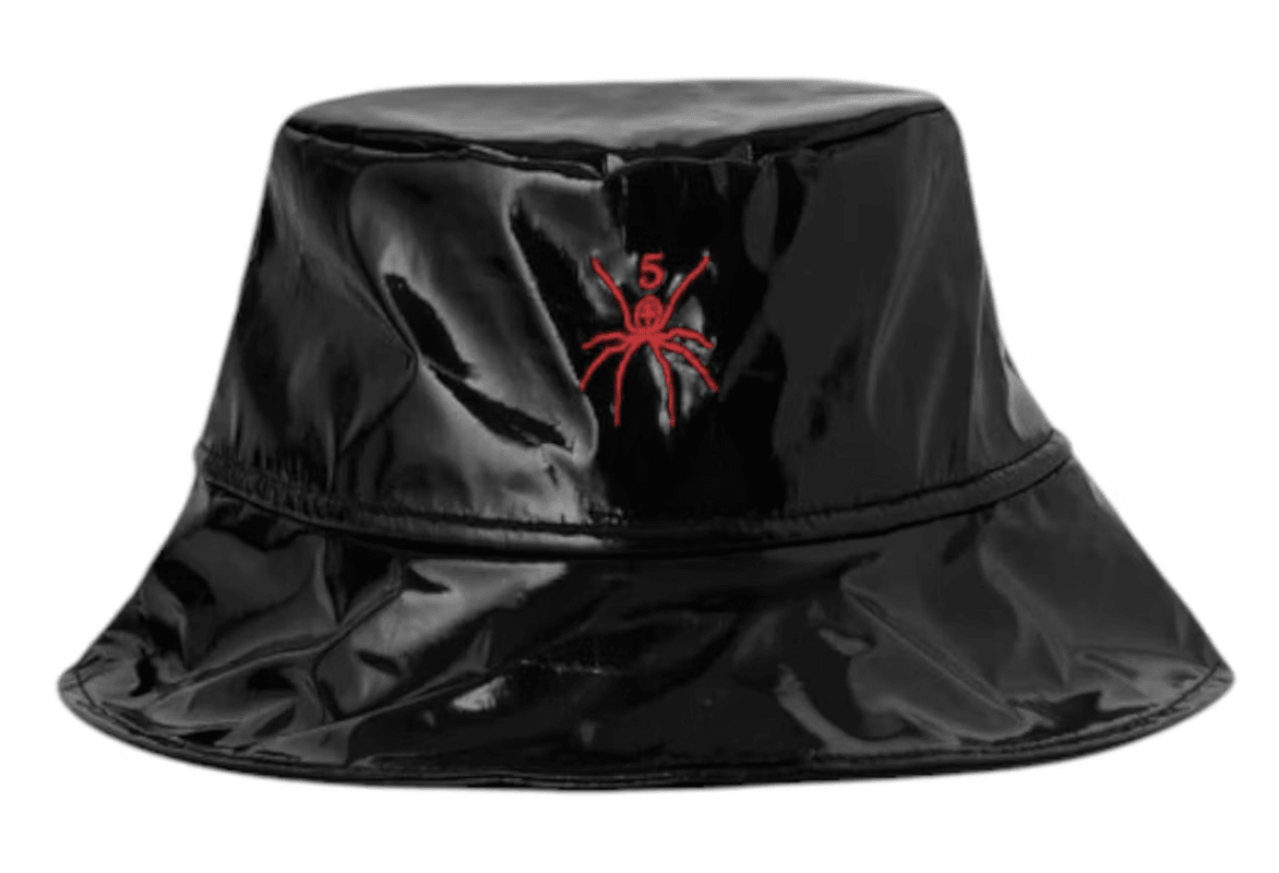 Sp5der Simple Bucket Hat Black