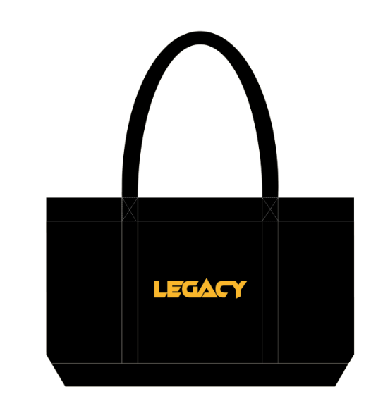 LEGACY Tote Bag Black/Gold
