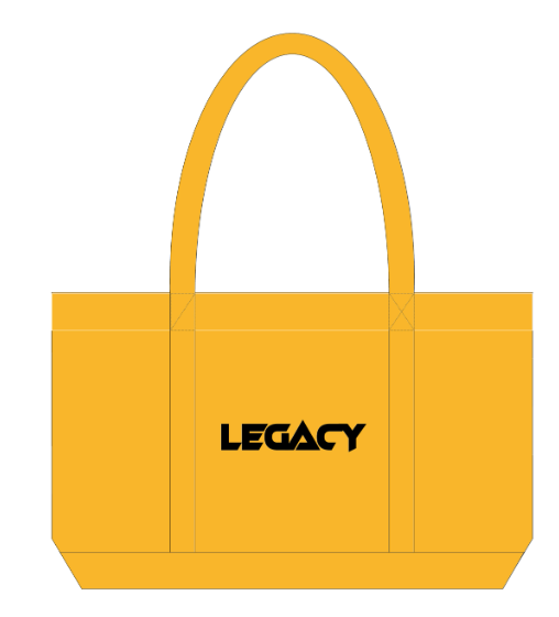 LEGACY Tote Bag Gold/Black