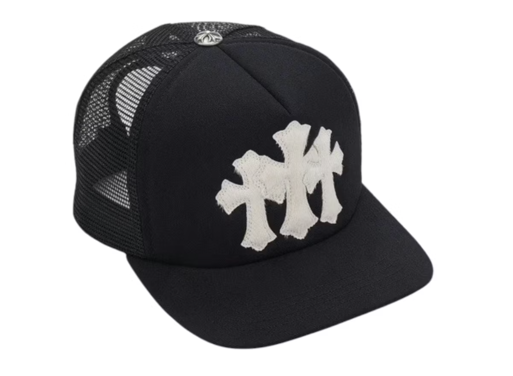 Chrome Hearts Cemetery Trucker Hat Black