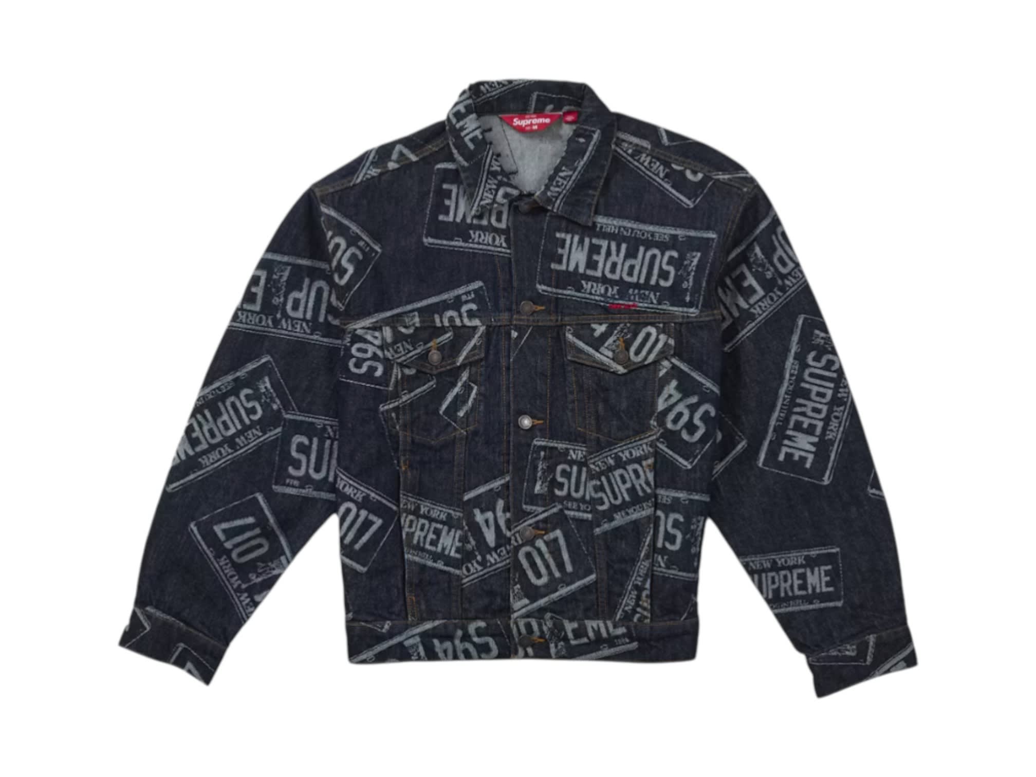 Supreme Denim Trucker Jacket (SS26) License Plate