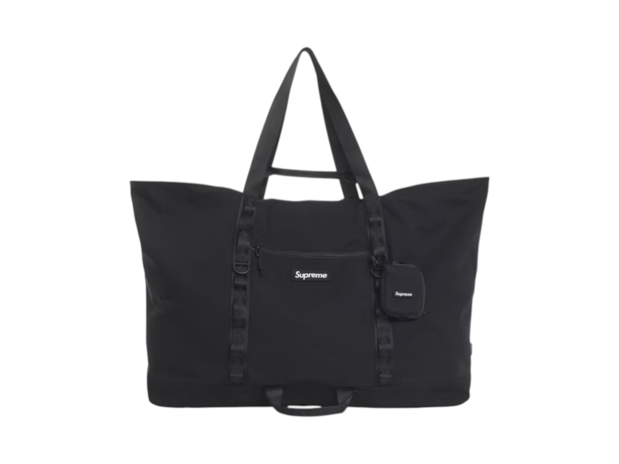 Supreme X-Large Tote Bag + Utility Pouch Black