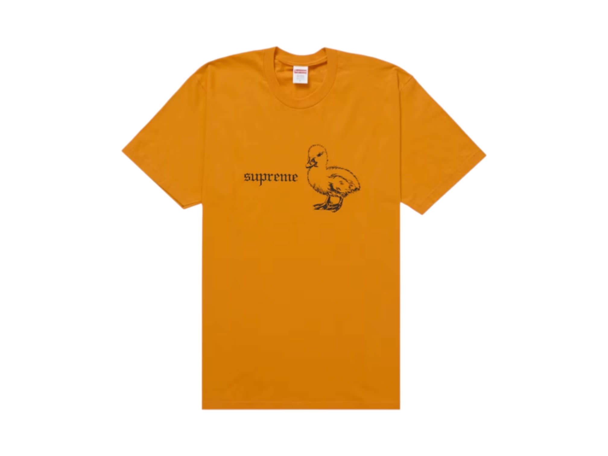 Supreme Duck T-Shirt Orange