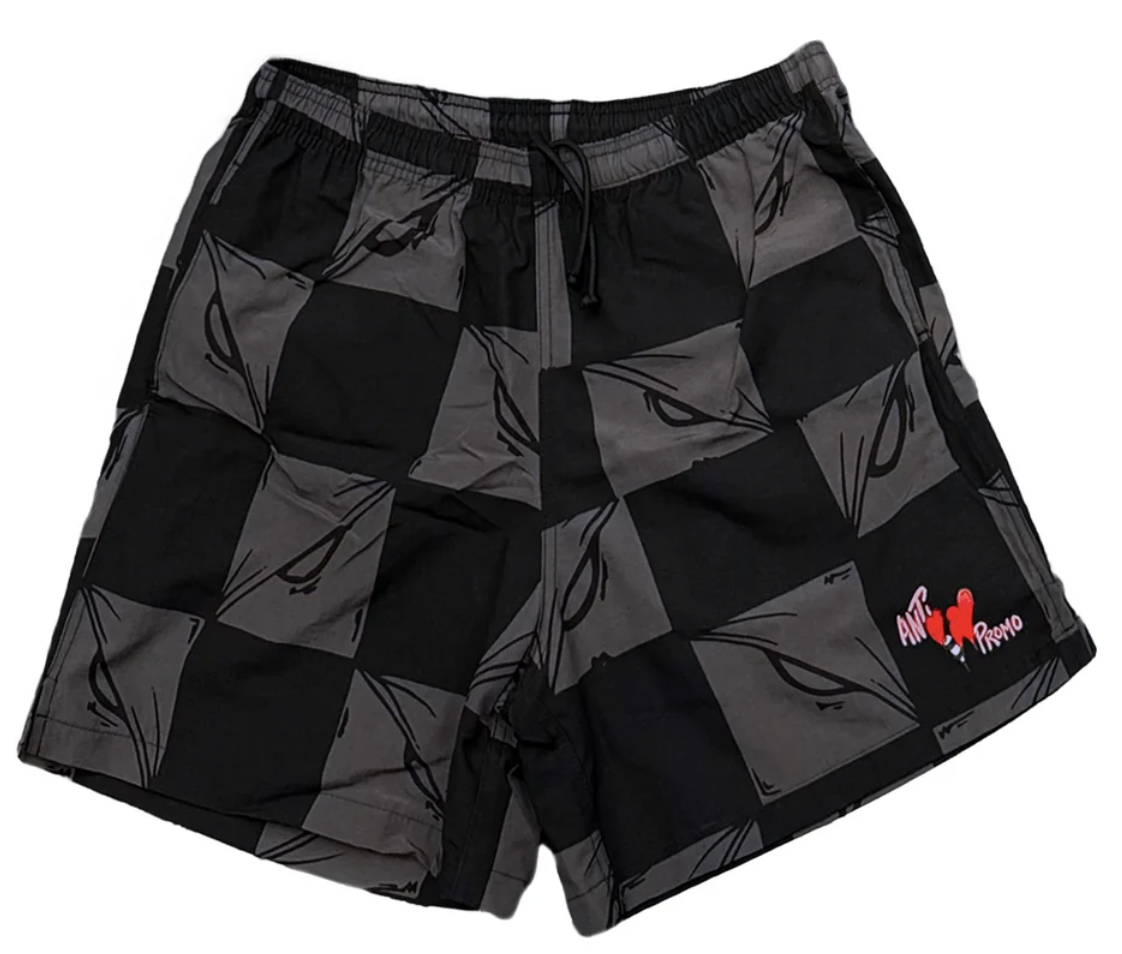 Matty Boy Anti Promo 99 Eyes Nylon Shorts Black