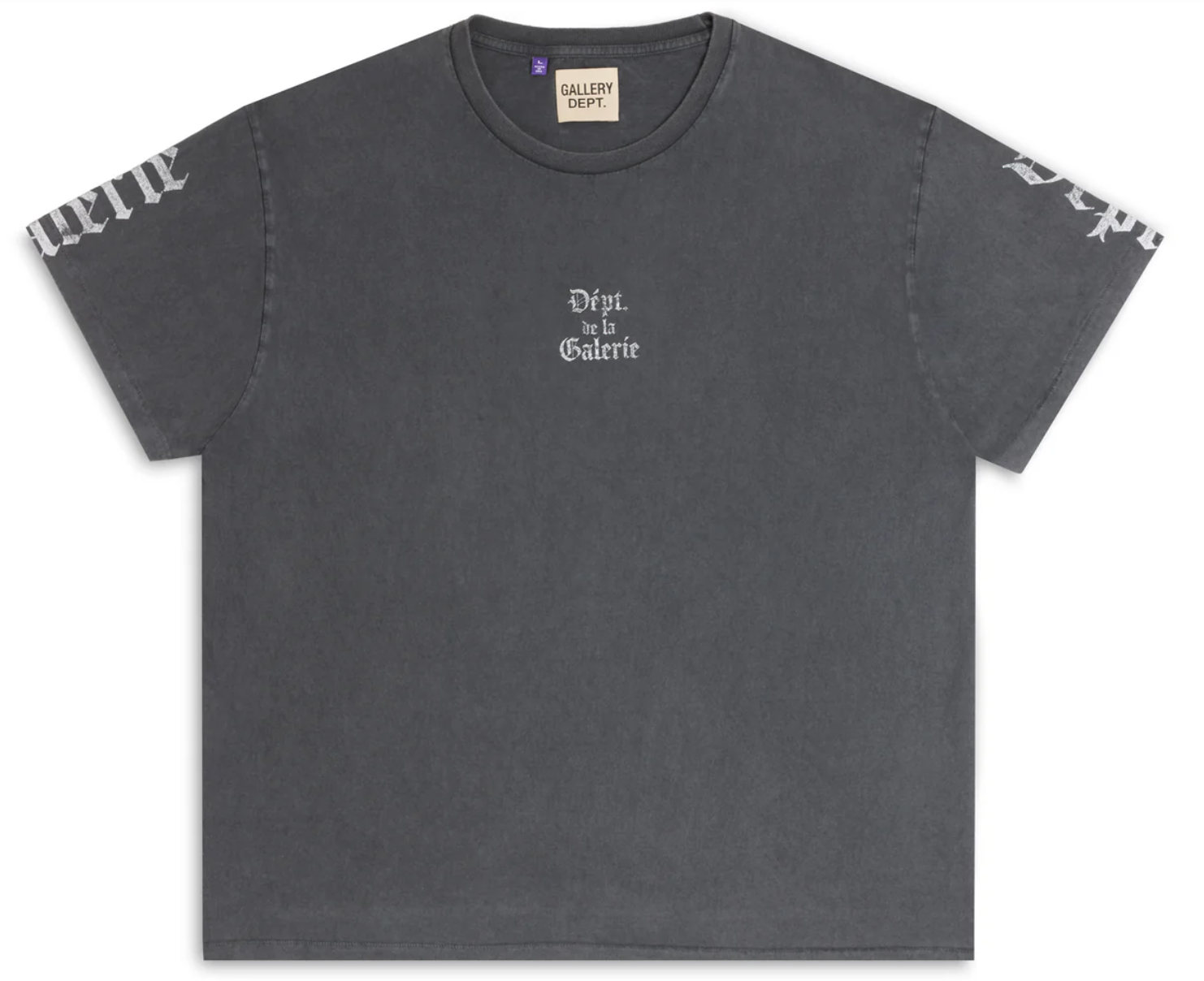Gallery Dept Old English T-Shirt Faded Black