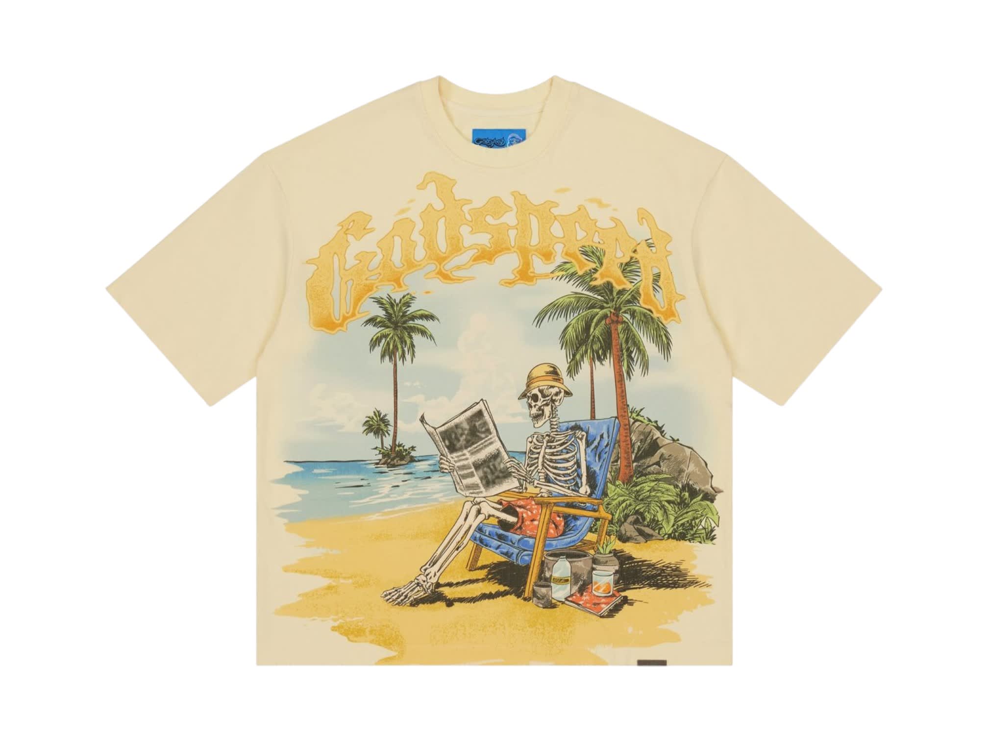 Godspeed Skeleton Beach II T-Shirt NG Bone