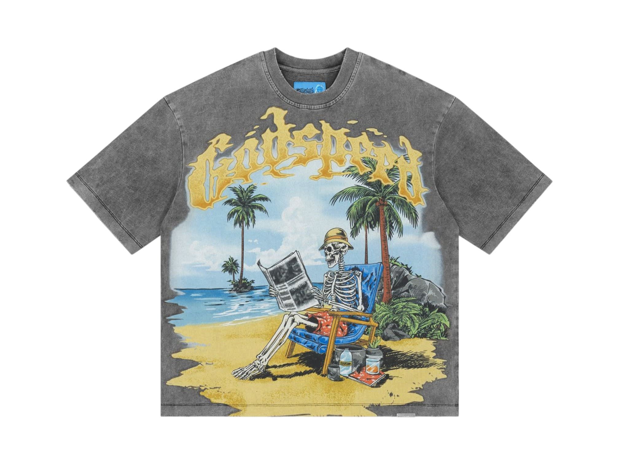 Godspeed Skeleton Beach II T-Shirt NG Grey Wash