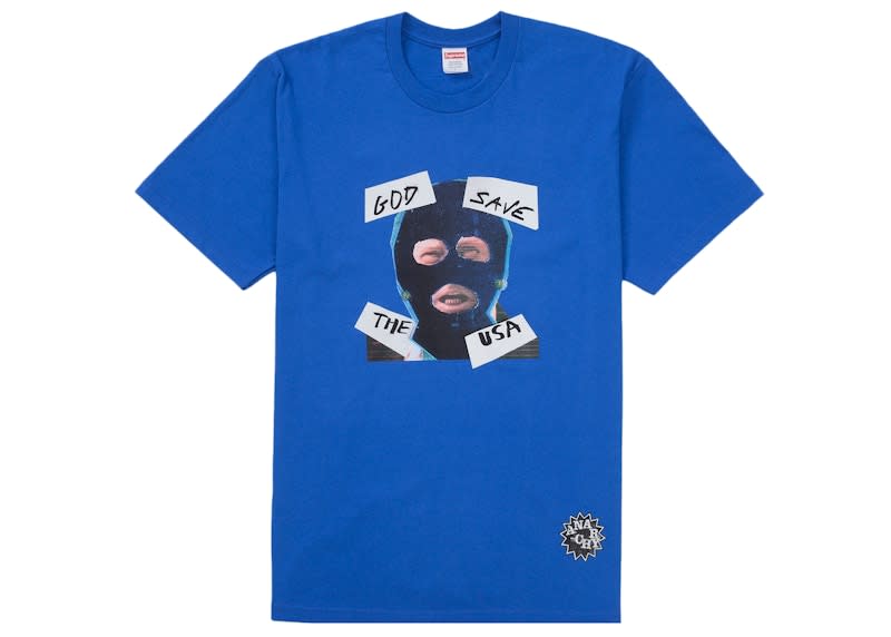 Supreme God Save Us T-Shirt Royal