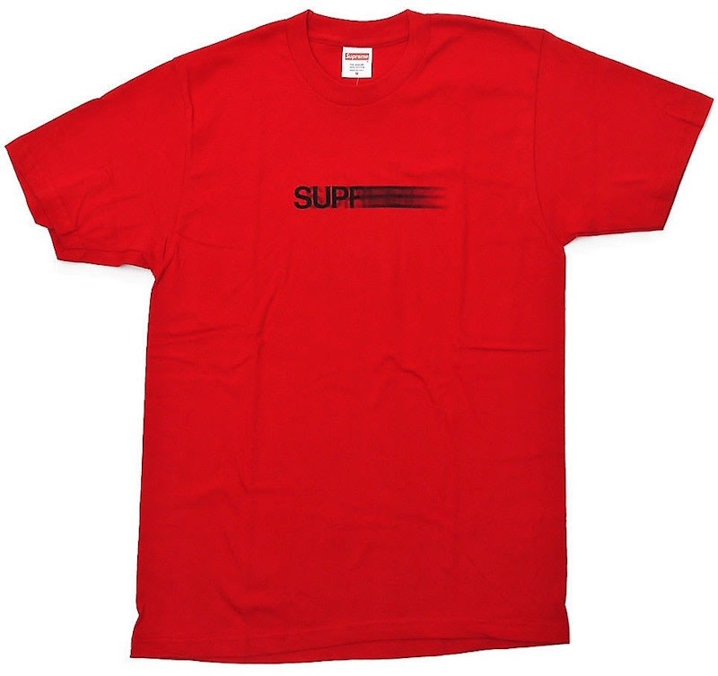 Supreme Motion Logo T-Shirt Red