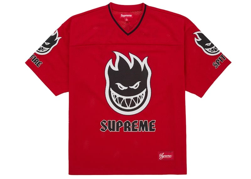 Supreme Spitfire Football Jersey Red