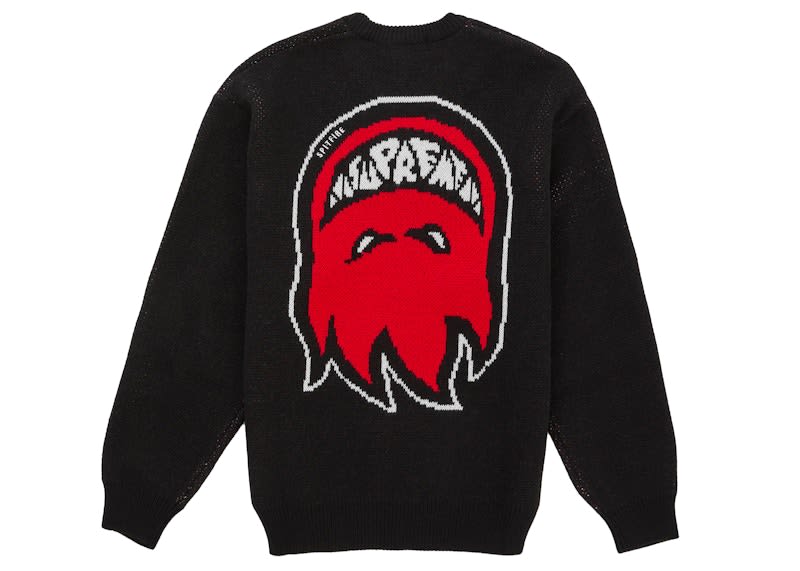 Supreme Spitfire Sweater Black