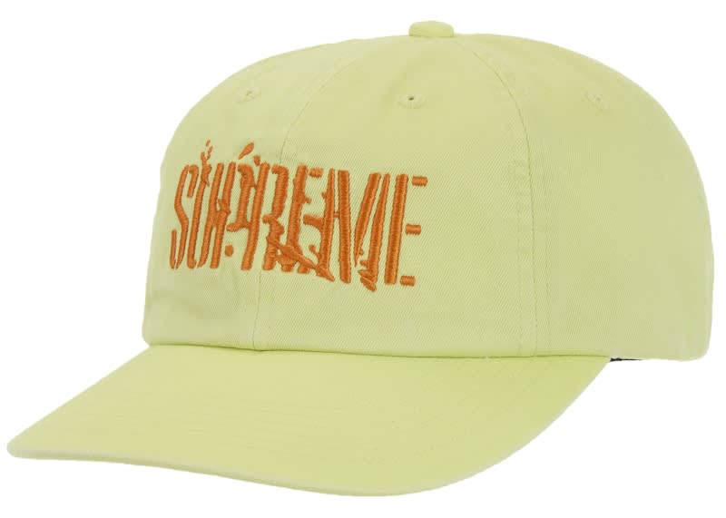 Supreme Splatter 6-Panel Bright Green