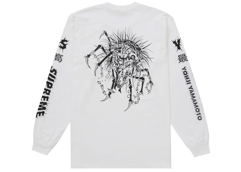 Supreme Y's by Yohji Yamamoto L/S T-Shirt White