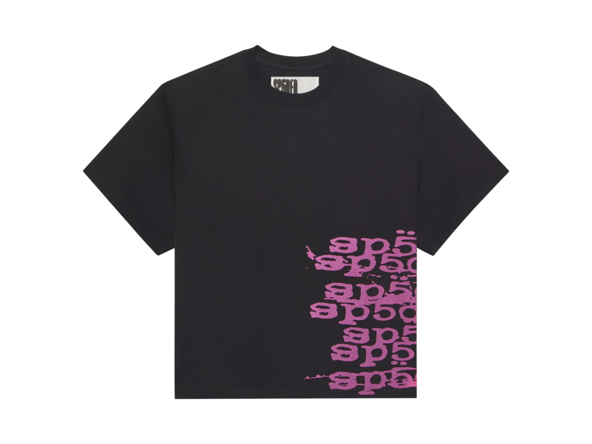 Sp5der Stacked T-Shirt Black