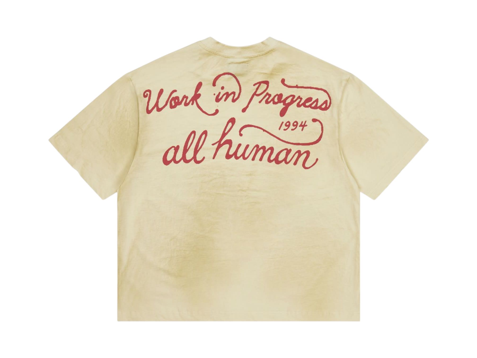 All Human The Pines T-Shirt Dish Wash Cream