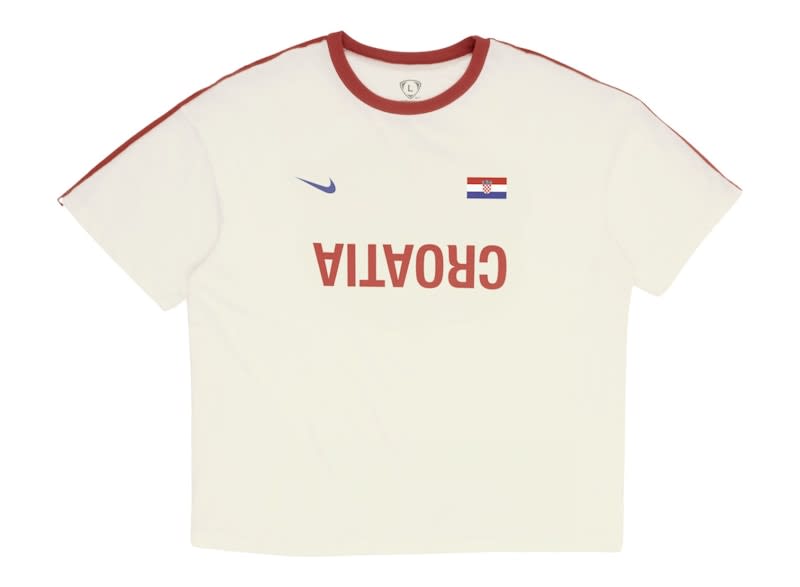 Travis Scott Cactus Jack x Nike Croatia Total 90 T-Shirt White