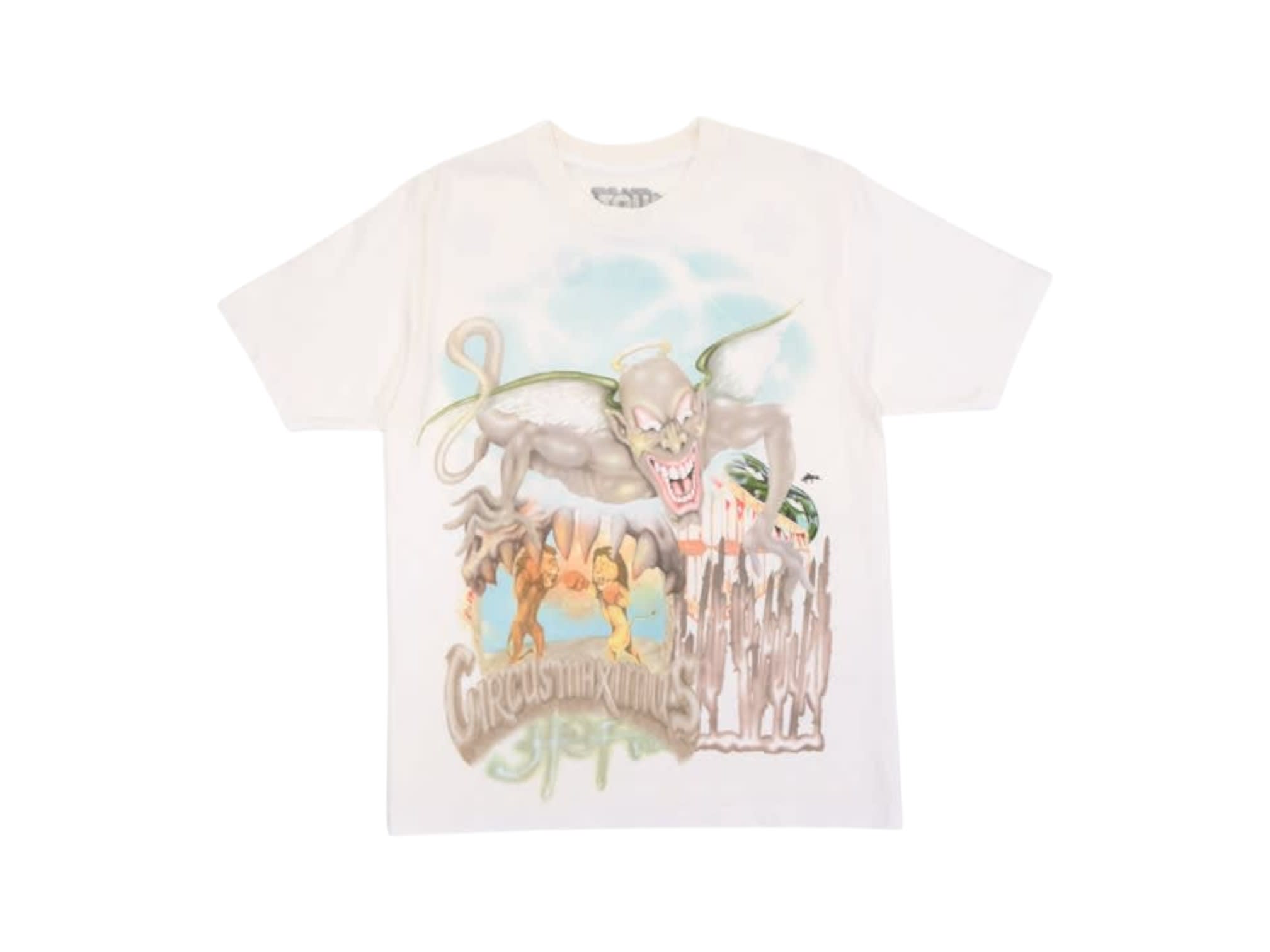 Travis Scott Utopia Circus Maximus Tour T-Shirt White