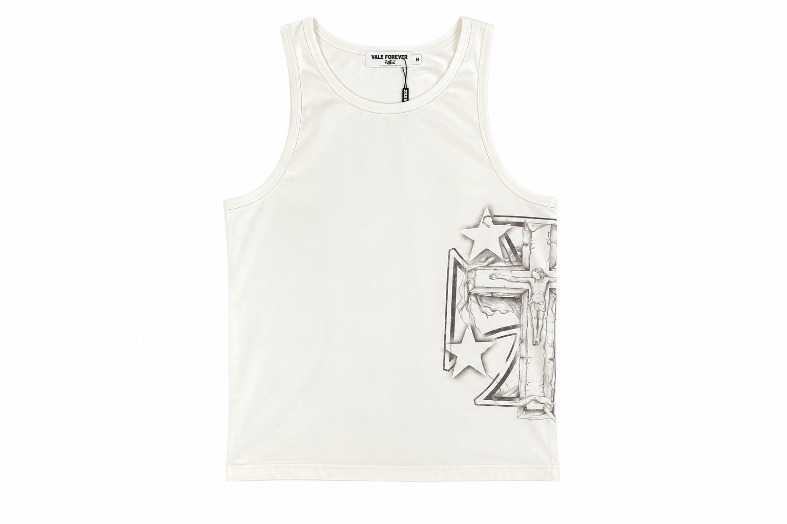 Vale Forever Jesus Tank White