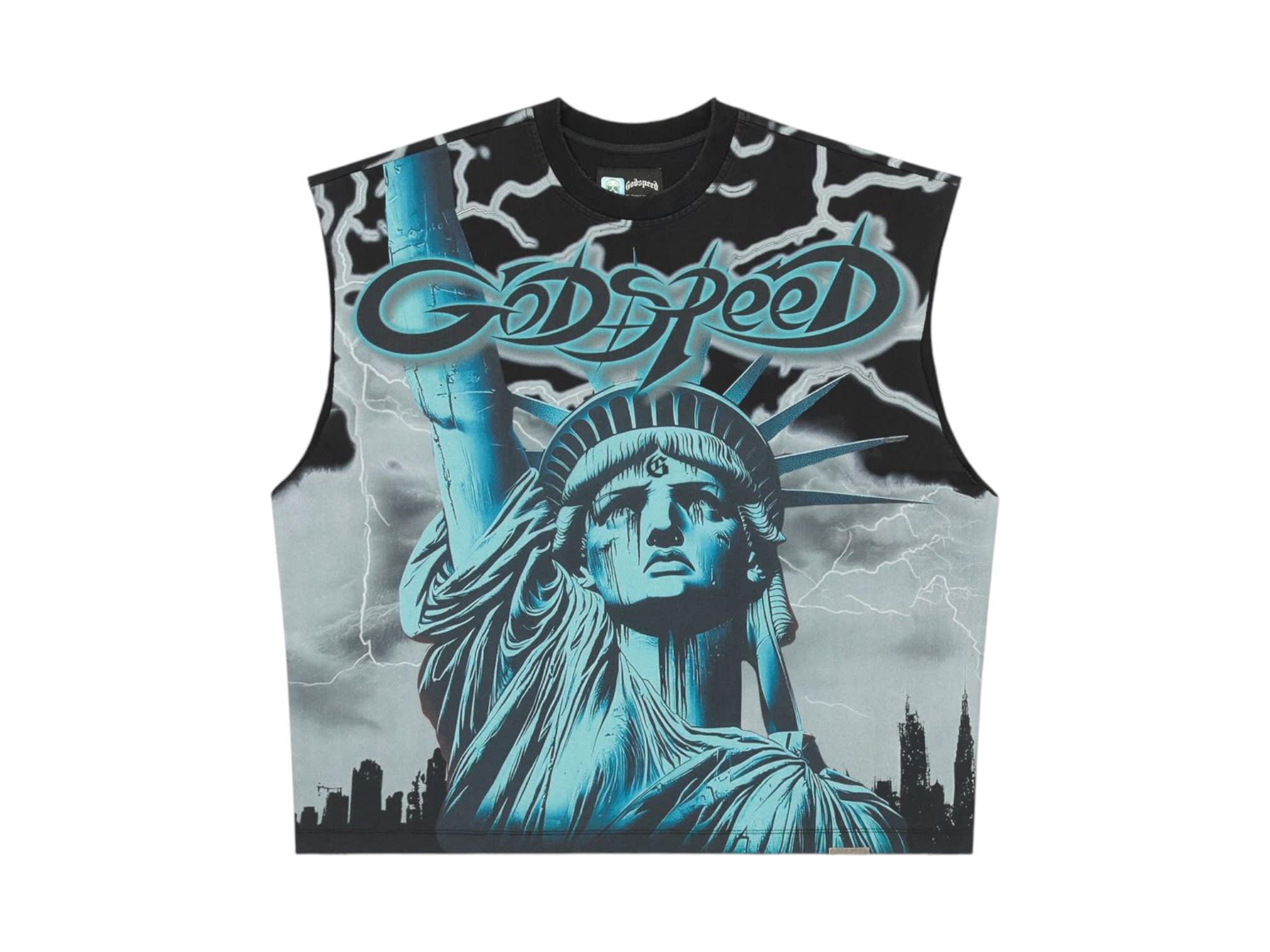 Godspeed Voltage Sleeveless T-Shirt Grey