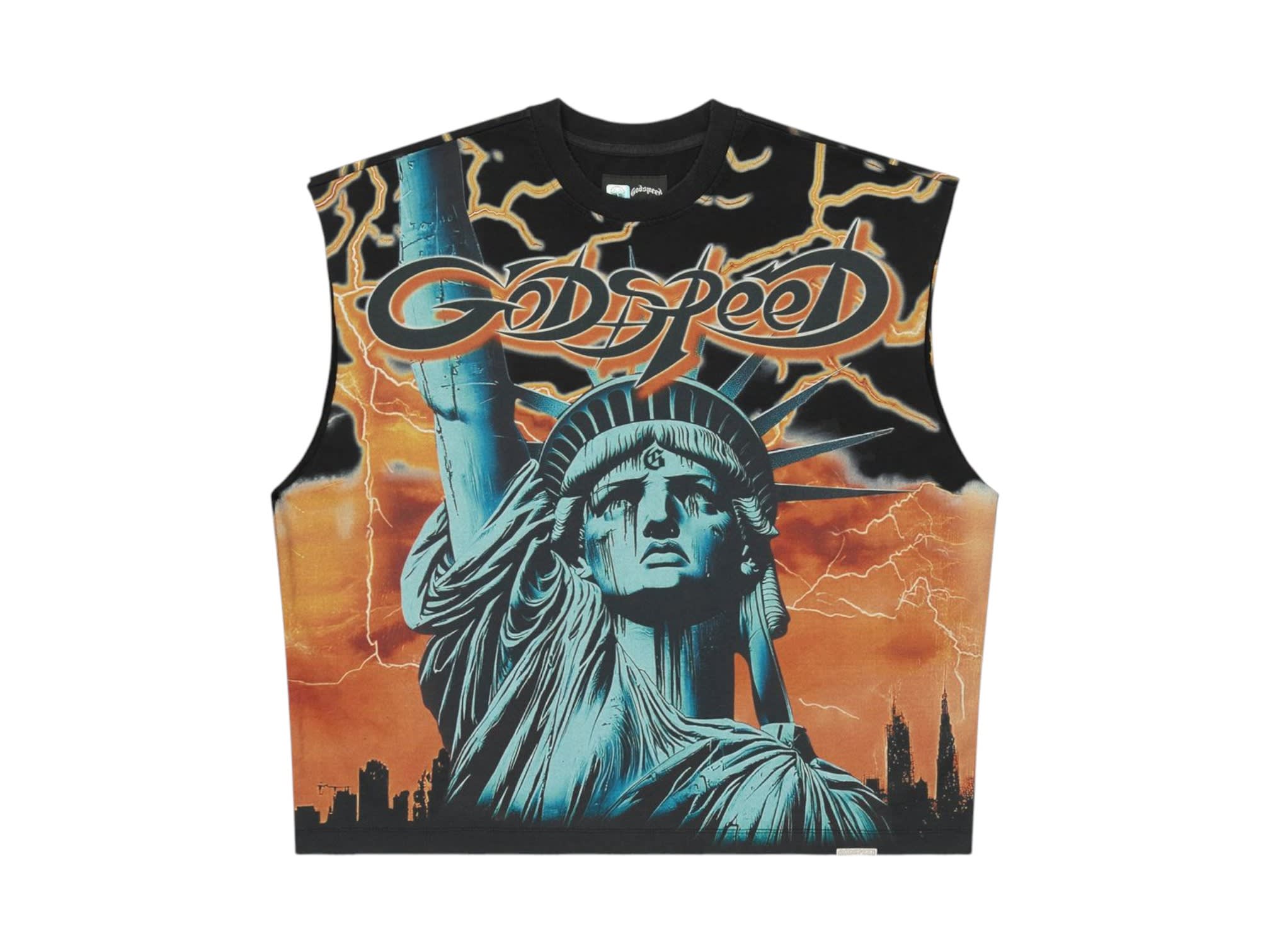 Godspeed Voltage Sleeveless T-Shirt Orange