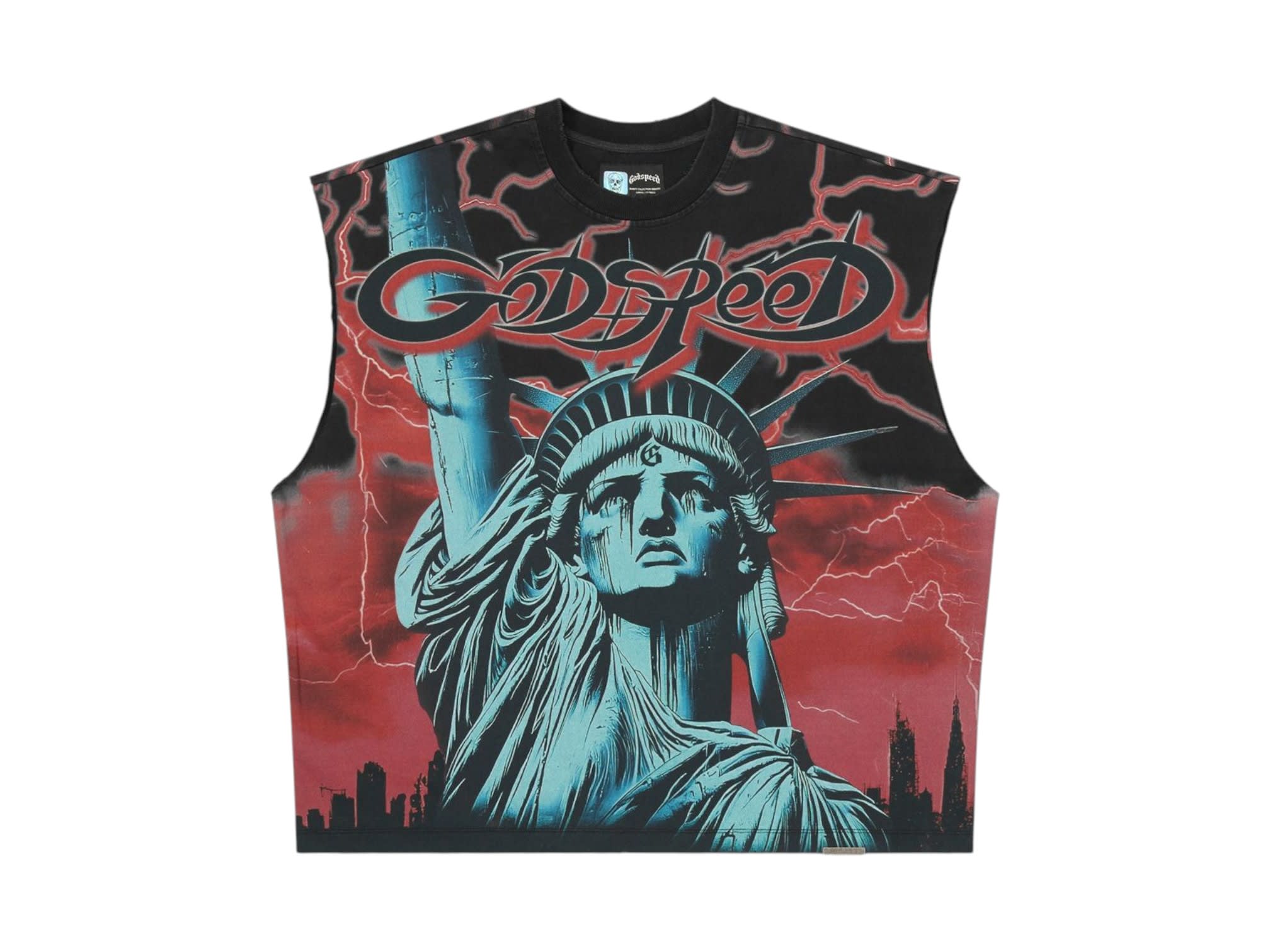 Godspeed Voltage Sleeveless T-Shirt Red